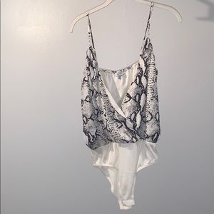 Tobi Snake Print Bodysuit